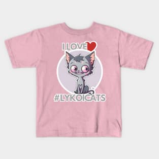 I love my Lykoi Cat Kids T-Shirt